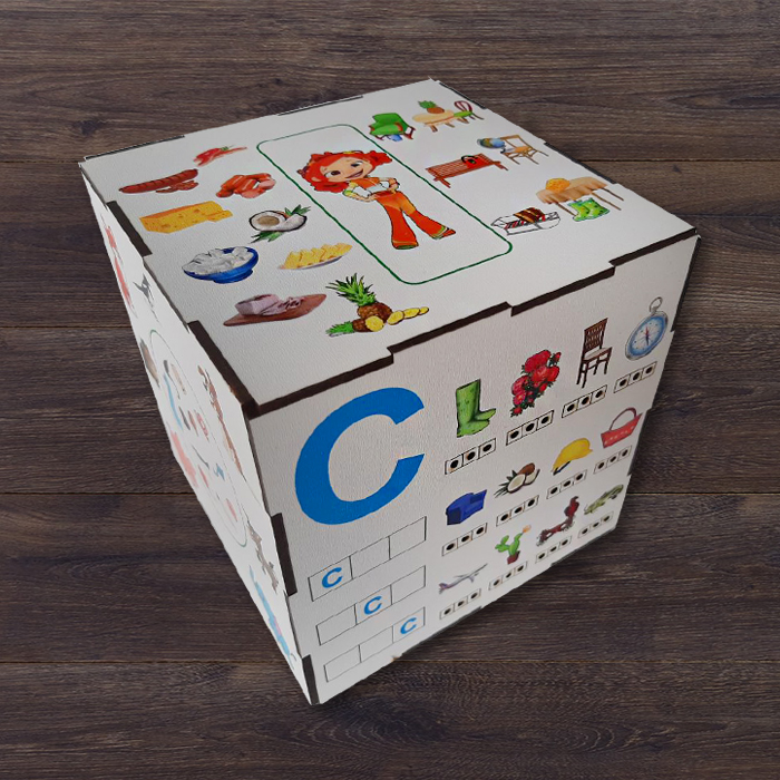 Логопедическое пособие Куб  С